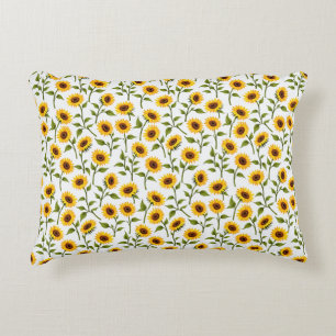Cojín Decorativo Golden Sunflower Bliss