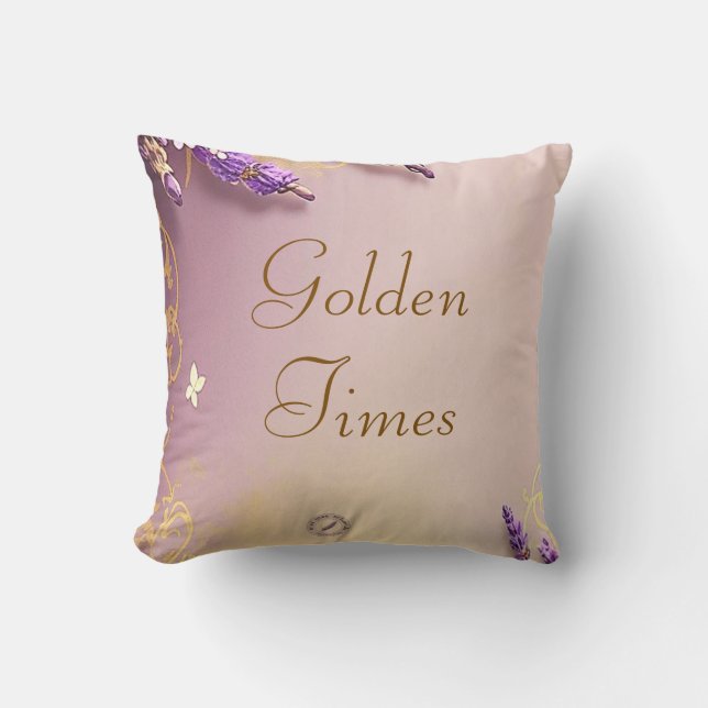 Cojín Decorativo Golden Times Pillow Schmidt Stationery (Anverso)