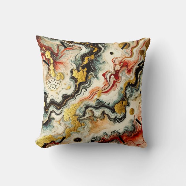 Cojín Decorativo Goldene Flüsse  (Anverso)