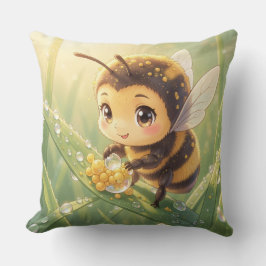 Cojín Decorativo Goldene Hummel im Blütentanz.8
