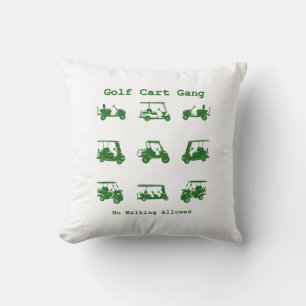 Cojín Decorativo Golf Cart Gang Funny Golf Lover Gift