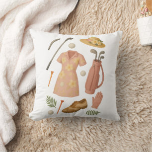Cojín Decorativo Golf de Hawái Tema Golfer
