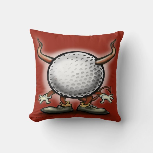 Cojín decorativo Golf Demon (Anverso)