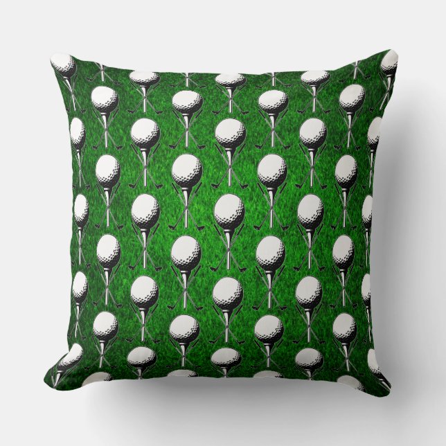 Cojín Decorativo Golf Tee Golf Green (Anverso)