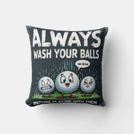 Cojín decorativo Golf Wash Your Balls