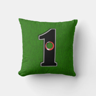 Cojín Decorativo Golfers Hole in One. ¿Suerte o habilidad?