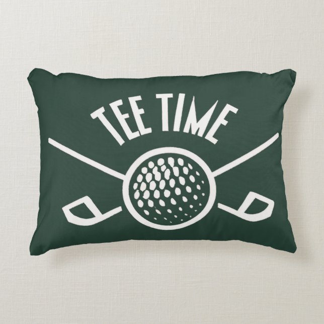 Cojín Decorativo Golfers Tee Time (Anverso)