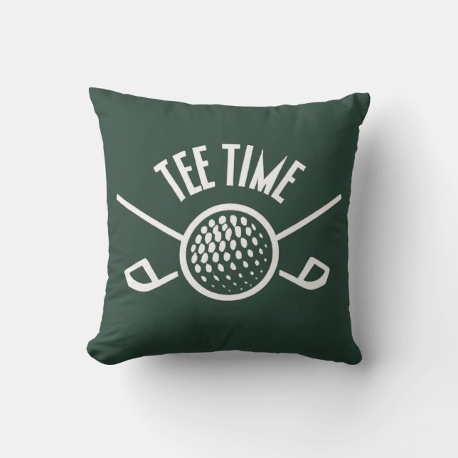 Cojín Decorativo Golfers Tee Time (Anverso)