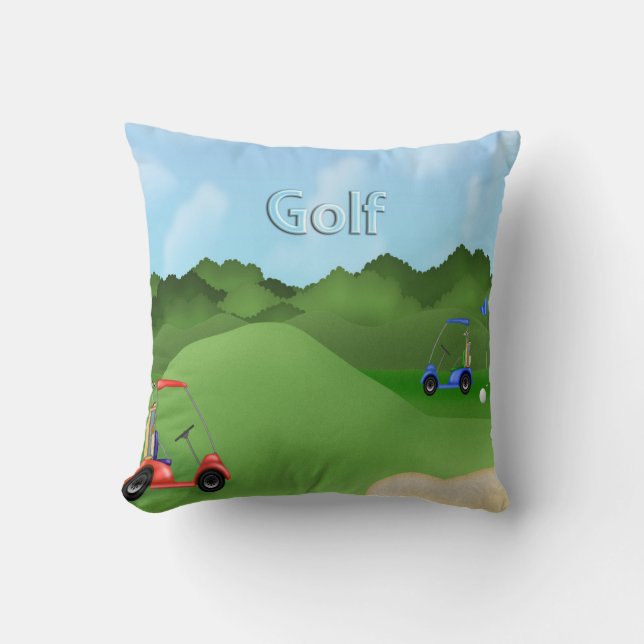 Cojín decorativo Golfing (Anverso)