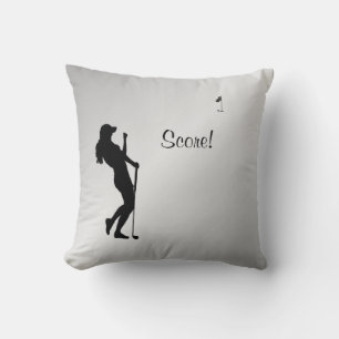 Cojín Decorativo Golfista Dama Personal 