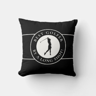 Cojín Decorativo Golfista Divertida Mejor Para Ella Deportes Únicos