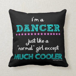 Cojín Decorativo Golly chicas - soy bailarín