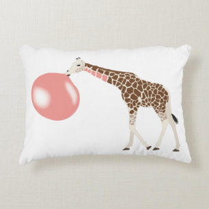 Cojín Decorativo Goma de burbuja Girafa burbuja