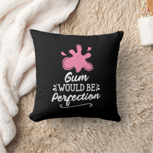 Cojín Decorativo Goma sería perfección, humor, diversión de la goma