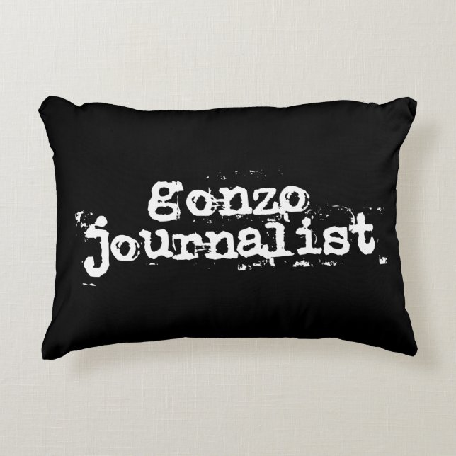 Cojín Decorativo Gonzo Journalist (Anverso)