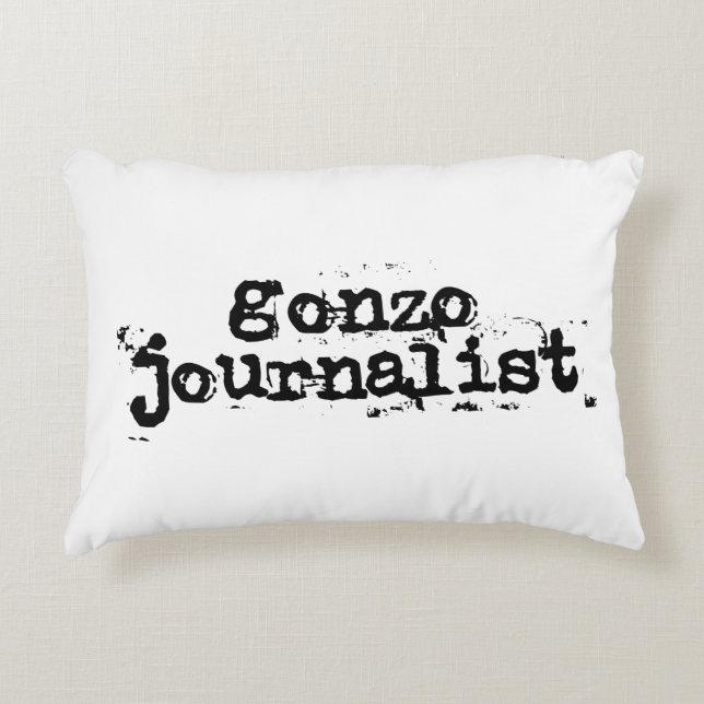 Cojín Decorativo Gonzo Journalist (Anverso)
