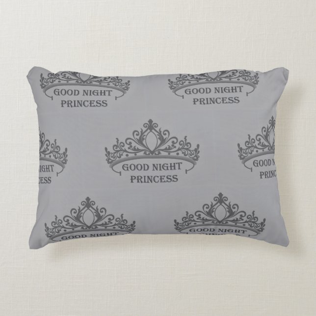 Cojín Decorativo Good night princess Accent Pillow (Anverso)