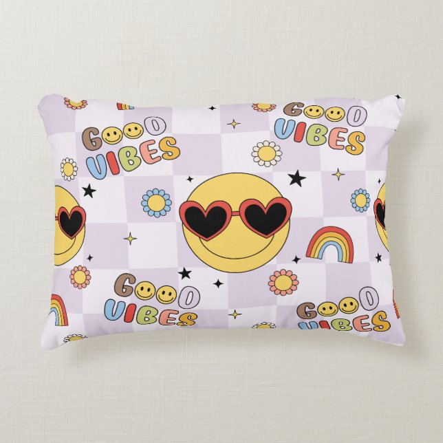Cojín Decorativo Good Vibes Only (Anverso)