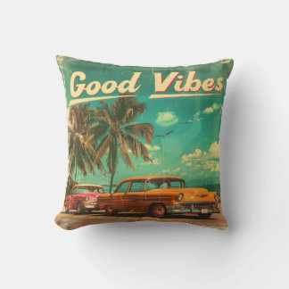 Cojín Decorativo Good Vibes Throw Pillow