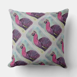 COJÍN DECORATIVO GORGEOUS PINK PEACOCK