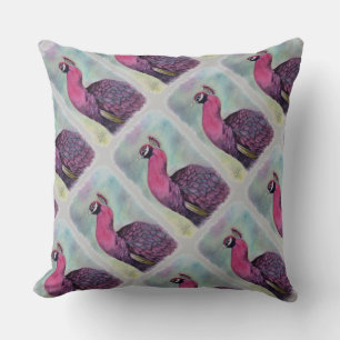 COJÍN DECORATIVO GORGEOUS PINK PEACOCK