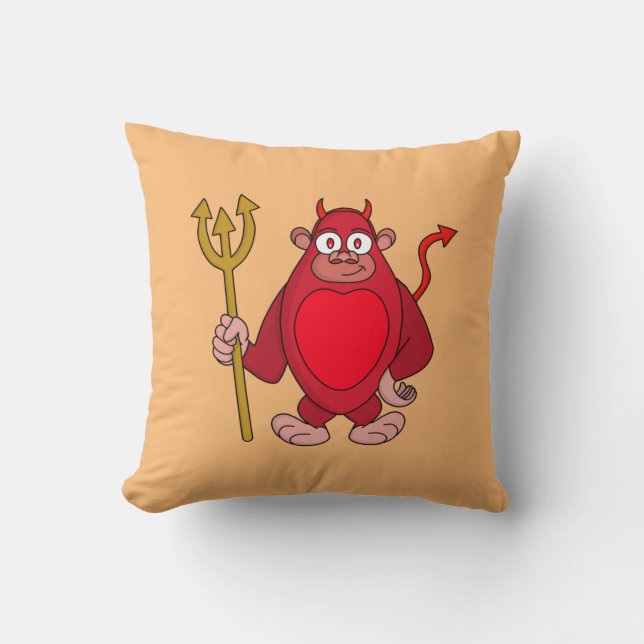 Cojín Decorativo Gorila del diablo (Anverso)