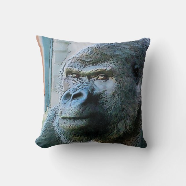 COJÍN DECORATIVO GORILLA (Anverso)