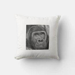 Cojín Decorativo Gorilla sucking fingers Cushion2 指しゃぶりのゴリラクッション