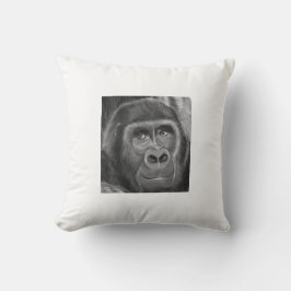 Cojín Decorativo Gorilla sucking fingers Cushion2 指しゃぶりのゴリラクッション