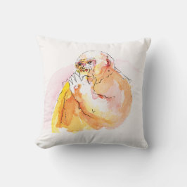 Cojín Decorativo Gorilla sucking fingers Cushion 指しゃぶりのゴリラクッション