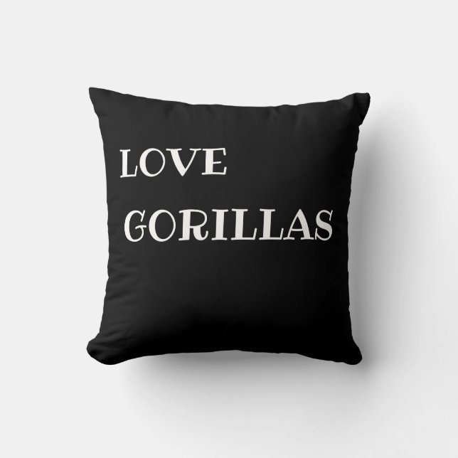 COJÍN DECORATIVO GORILLAS (Anverso)