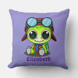 Cojín Decorativo Gorra Cute Chibi Personalizada