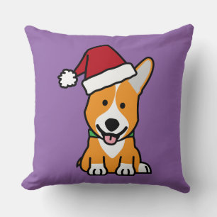 Cojín Decorativo Gorra de Santa del navidad Galés del Pembroke del