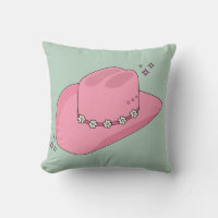 Gorra De Vaquero Preppy Rosa Y Verde