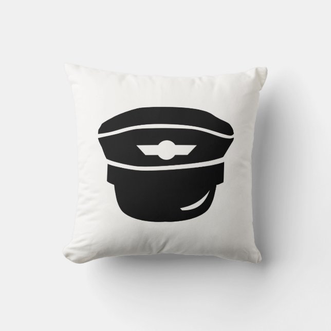 Cojín Decorativo Gorra experimental del capitán (Anverso)