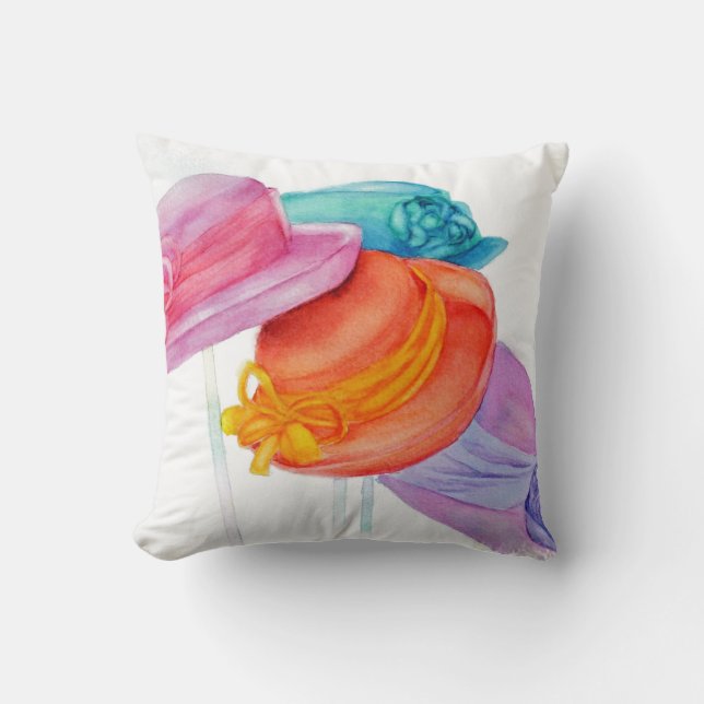 COJÍN DECORATIVO GORRAS DE DIVERSIÓN (Anverso)