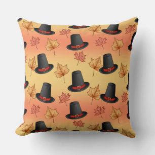Cojín Decorativo Gorras mágicos caprichosos con hojas de otoño