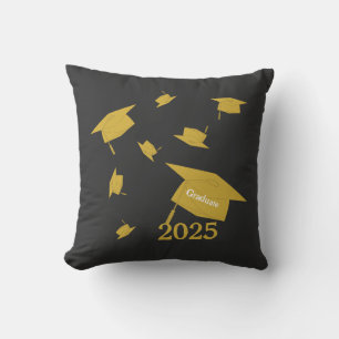 Cojín Decorativo Gorrito de graduación de la promoción de 2025