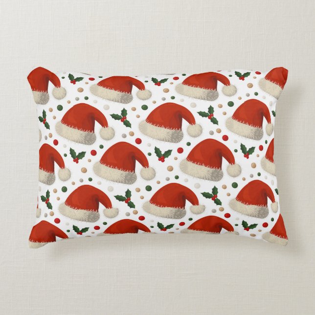Cojín Decorativo Gorros de Santa (Anverso)