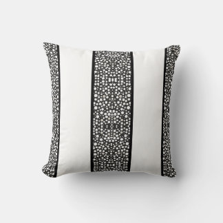 Cojín Decorativo Gotas de lluvia en grandes franjas