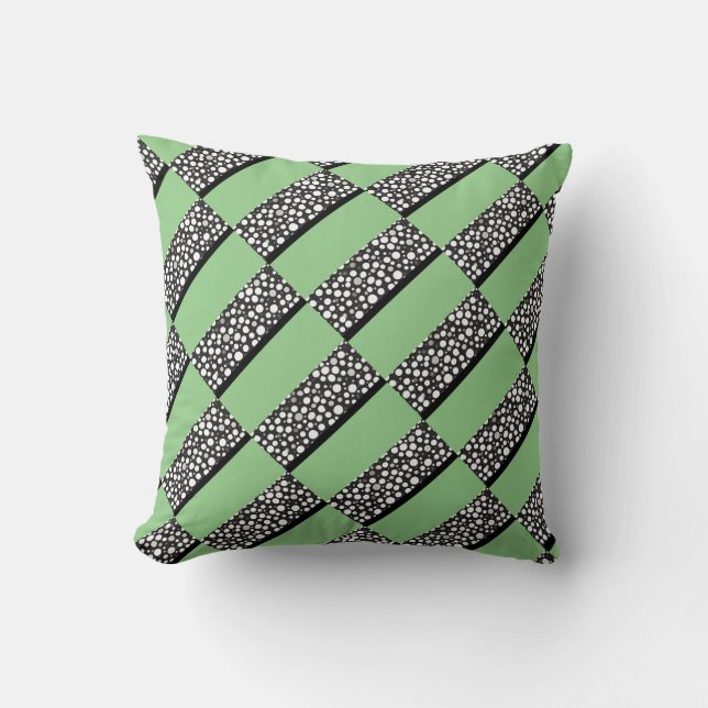 Cojín Decorativo Gotas de lluvia rectangular derecha (Anverso)