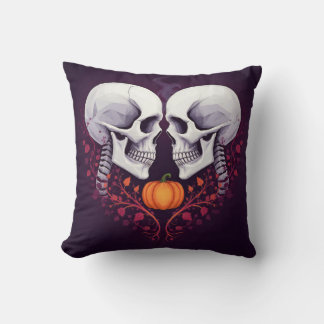 Cojín Decorativo Gothic Romance Skull Art 