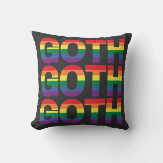 Cojín Decorativo Gótico LGBTQ+ Regenbogen