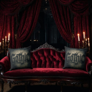 Cojín Decorativo Gótico Ornate Oscuro
