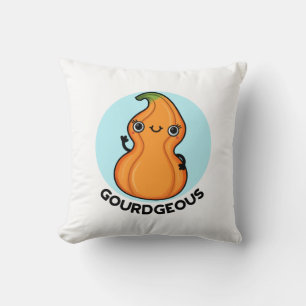 Cojín Decorativo Gourd-geous Funny Gourd Veggie Pun