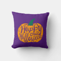 Grabación feliz de Halloween con calabaza tallada