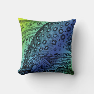 Cojín Decorativo Grabado de Flammarion Cielo y Tierra