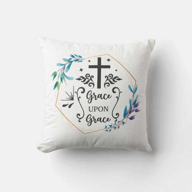Cojín Decorativo Grace Upon Grace (Anverso)