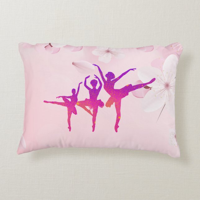 Cojín Decorativo Graceful Ballerinas Accent Pillow (Reverso)