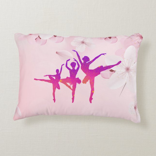 Cojín Decorativo Graceful Ballerinas Accent Pillow (Reverso)